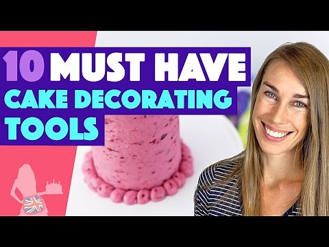 10 Must Have Cake Decorating Tools