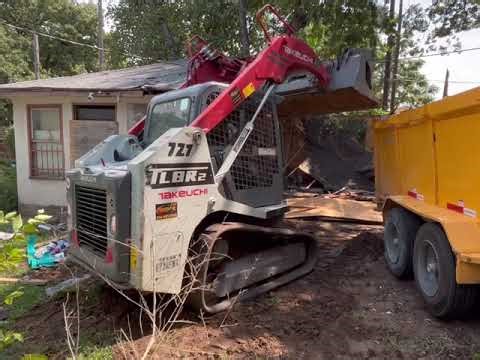 Garage demolition in Dallas, Texas!!