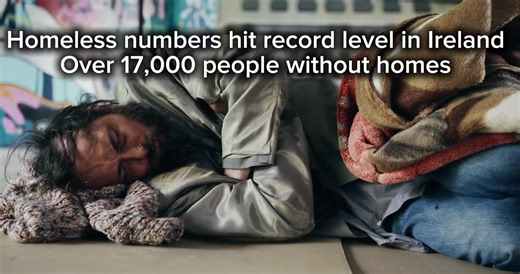 Homeless numbers hit record level in Ireland with over 17,000 people without homes. Follow for Ireland news. #ireland #irelandnews #irishnews #news