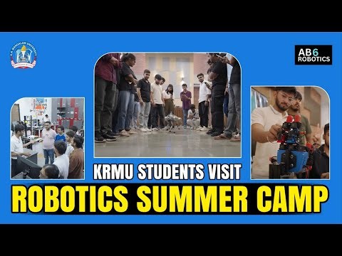KRMU Students at IIT Gandhinagar | Aurora Rising Robotics Summer Camp Experience 2025