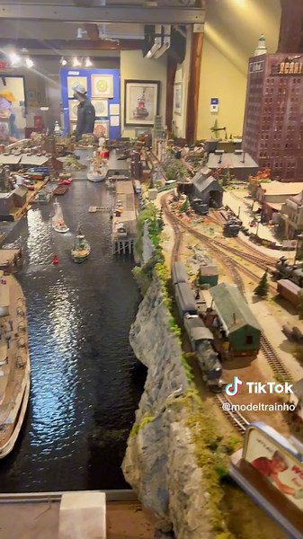 Realistic Model Train Layout in Essex, Connecticut
