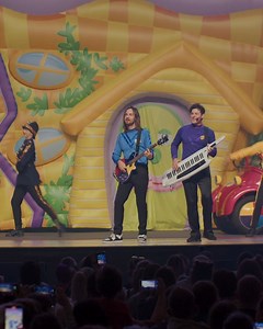 We're still trying to wrap our heads around the fact that THE Kevin Parker from Tame Impala got on stage to perform 'Elephant' with The Wiggles this weekend 🤯 💙💛❤️💜 Check out all the action on our YouTube now 👉 https://ab.co/3NZdNUF | ABC Music