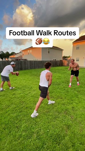 Walk Ball😂🏈 #walkball #funny #football #sports #footballroutes