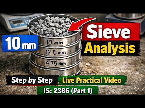 10mm Aggregate Sieve Analysis Test | Step by Step Procedure | How to Check 10mm Aggregate | IS 2386