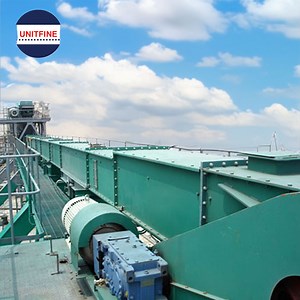 Unitfine Scraper Conveyor/Scraper Chain Conveyor/Drag Flight Conveyor for Activated Coal (Dust)