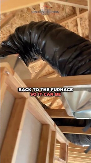 Air Circulates Through Furnace in New Construction Homes