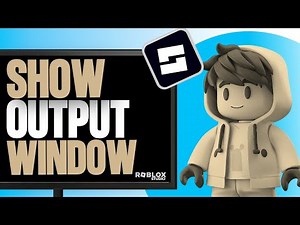 How to Open Output in Roblox Studio