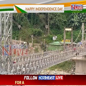 2.3K views · 22 reactions | Sikkim: Indreni Bridge to be inaugurated on August 12 Indreni Bridge over Teesta River connecting Singtam town with Aadharsh Gaon, South Sikkim was washed away by GLOF on 4 October 2023. The BRO built a new steel bridge which will be inaugurated on 12 August #sikkim #indrenibridge #bdo #northeastlive | Northeast Live | Facebook