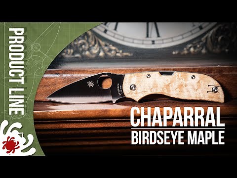 Spyderco Chaparral - Birdseye Maple