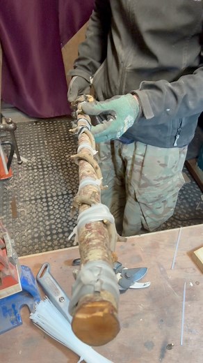 117K views · 928 reactions | Blackthorn Walking Stick Twig Braid with Heat Gun | Stick Culture | Facebook