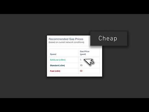 Setting your gas fees with MetaMask