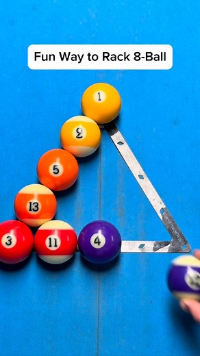 Have fun racking 8-ball! #billiards #8ballpool | Bralen Martin