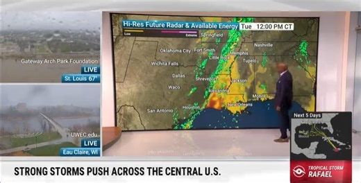 44K views · 208 reactions | The severe weather threat continues today - here's where we'll see storms: | The Weather Channel | Facebook