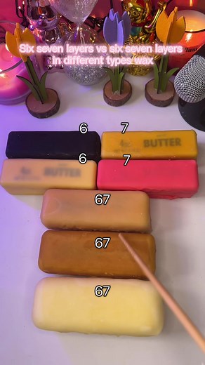 Satisfying Wax Cracking ASMR: 6 vs 7 Layers of Different Waxes