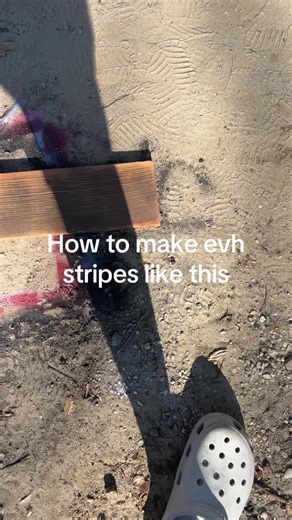 How to make evh stripes #evh #guitar #rock #fyp #viral | evh guitar