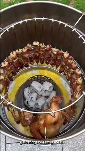 Revolutionize Your Grilling The Ultimate Vertical Grill for Perfect BBQ! #gadgets