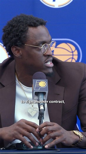 29K views · 501 reactions | All for family  Pascal Siakam put his extension into perspective while talking about his dad during his press conference today. | Indiana Pacers | Facebook