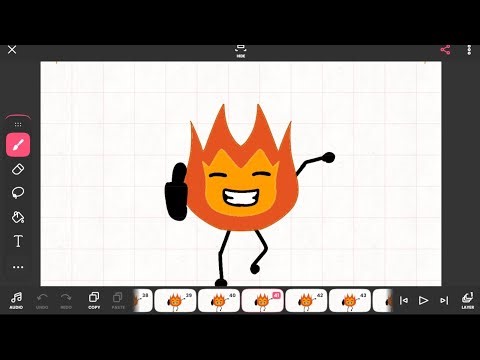 How to make BFDI animation in flipaclip