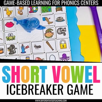 Short Vowel Sounds Review Practice Fun Phonics Phonological Awareness Board Game