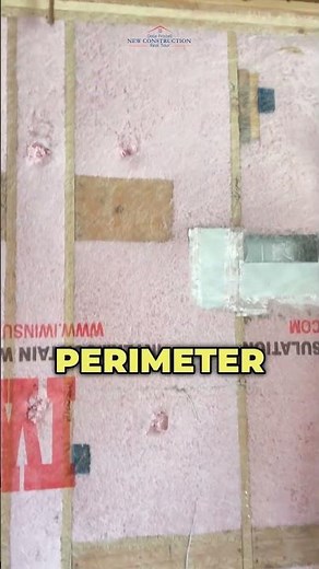 Exterior Wall Insulation in New Construction Home