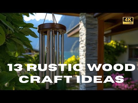 🪵✨ 13 Rustic Wood Craft Ideas to Turn Fallen Branches into Garden Decor