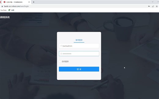 银行流水智能审核系统操作视频