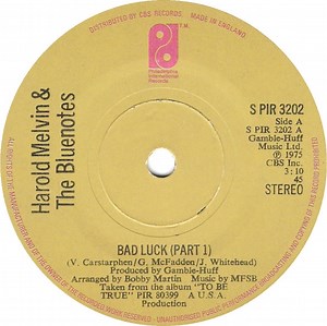 Harold Melvin & The Blue Notes - Bad Luck (Part 1)