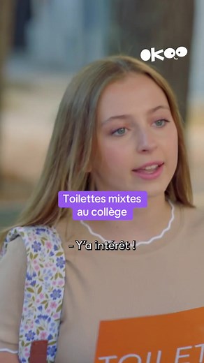On en pense quoi des toilettes mixtes à l’école ? 🤔 👉 Retrouvez deux nouveaux épisodes de la série Askip tous les vendredis sur l’appli Okoo ! #série #askip #collège #école