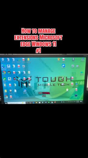 Tough Mobile Tech on Instagram: "How to manage extensions Microsoft edge Windows 11 #1 #Laptop,ForSale #ToughMobileTech"