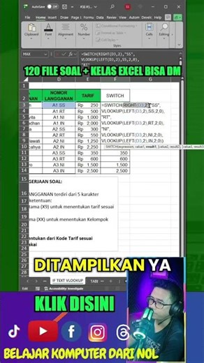 Better SWITCH formula than IFS in Excel #switch #excel #ifs #learnexcel #exceltips