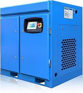 15HP Air Compressor 230V 60Hz 3-Phase 61cfm Max Pressure 120 PSI 11KW Variable Speed Frequency Rotary Screw Air Compressor Commercial Air Compressed System