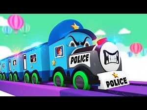 Sergeant Cooper The Police In Action - Toy Factory Toy Train The Police Train - Police Thomas Trains