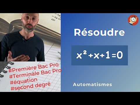Résoudre x²+x+1=0