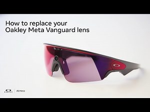 How to replace Oakley Meta Vanguard lens