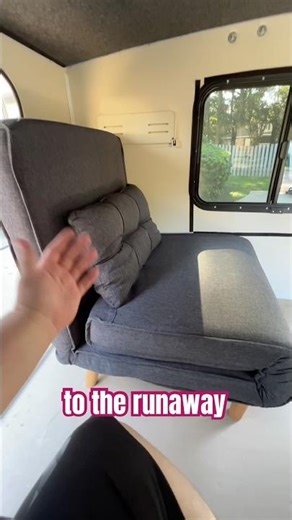 Chair bed for my Runaway tiny camper! #campingequipment #chairbed #mods