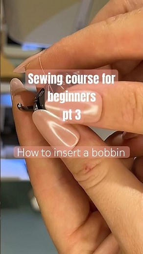 How to insert a bobbin 🪡