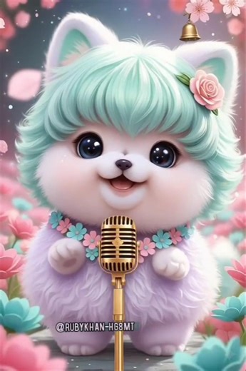 Noor Wala Aaya Hai 🌙 | Cute Cat Islamic Naat 🕋 #Shorts