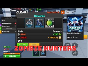Roblox Zombie Hunters Script - Auto Kill | Collect Items🧟‍♂️🔫(SUPER OP)