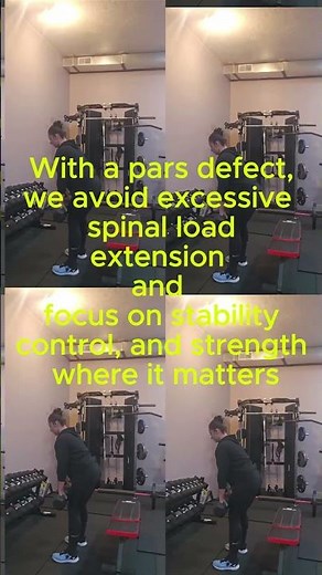 Leg day and PARS defect #legday #backpainreliefexercises #personaltrainer #AdventureStrongFitness