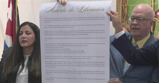 South Florida Cuban exiles sign "Freedom Accord" after Trump's call