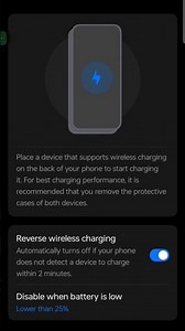 OnePlus 9 pro 5G, wireless charger mobile to mobile settings, and battery 🔋 percentage settings