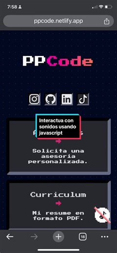 Interactúa con sonidos usando JavaScript
