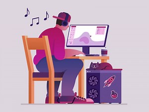 Working Desk Animated