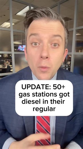 UPDATE: 50 gas stations now confirmed to have had diesel delivered in their regular gas last week. The state says all contaminated pumps have been remediated and it should be safe to gas up. #colorado #denver #gas #fyp #diesel | Steve Staeger