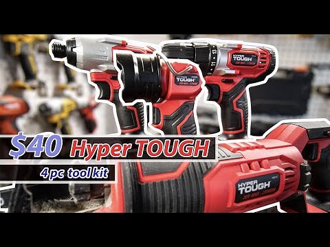 $40 Walmart Hyper Tough 4 piece tool kit