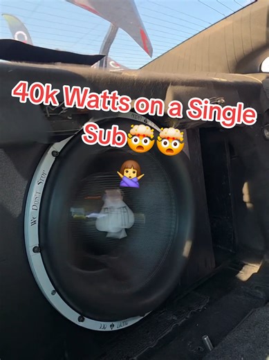 Unleashing 40k Watts on a Single Subwoofer