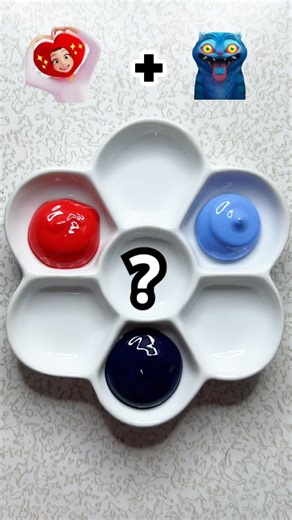 Guess KDH color mix(Part 17)#kpopdemonhunters #colormixing #satisfying