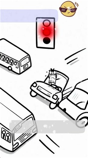 Cuando el coche de atrás toca la bocina y se arrepient