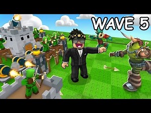 I Built the STRONGEST Castle Defense in Roblox…