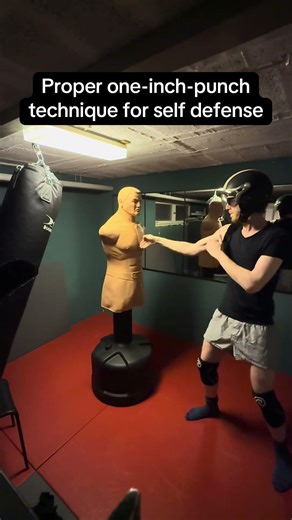 Proper one inch punch technique for self defense